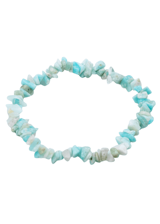 Amazonite Chip Stretch Bracelet