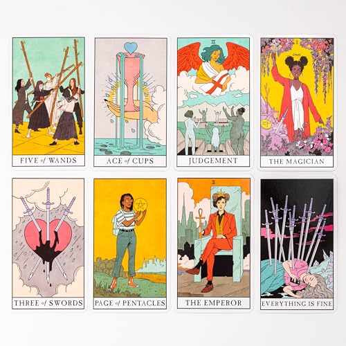 The Modern Witch Tarot Deck by Miakarts Books