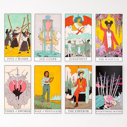 The Modern Witch Tarot Deck by Miakarts Books