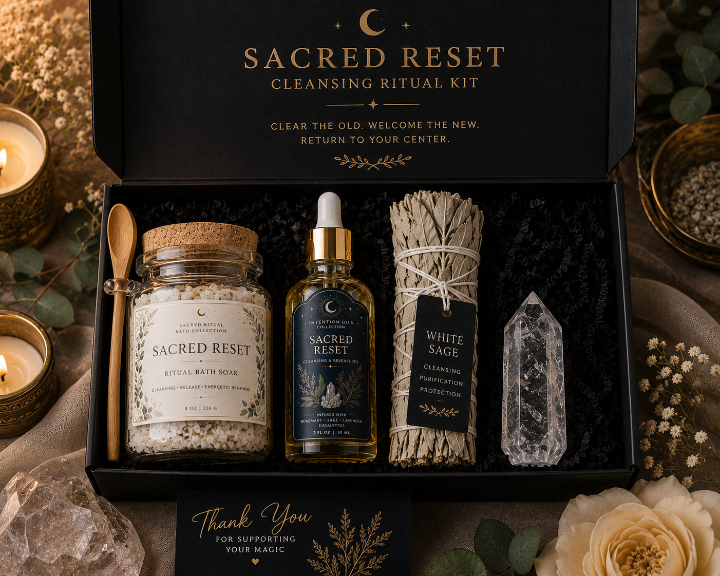 Sacred Reset Cleansing Ritual Kit