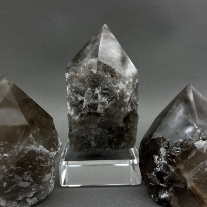 Smoky Quartz Top Polished Point Gemstone Home Decor Wholesale Crystal Supply
